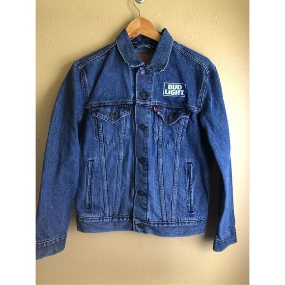 Levi Strauss Denim Jacket Women’s Bud Light Texas size S - Picture 3 of 16